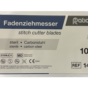 Fadenziehmesser ratiomed, 11 cm, steril