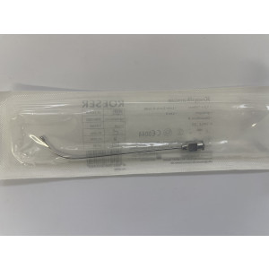 Knopfkanülen, Einmal-Instrument, gebogen, Luer-Lock Ansatz, Olivenform A, 1,2 x 100 mm, steril