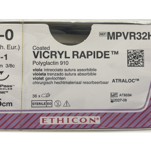 Vicryl RAPID viol geflochten 6-0, 45 cm, P1 MULTIP