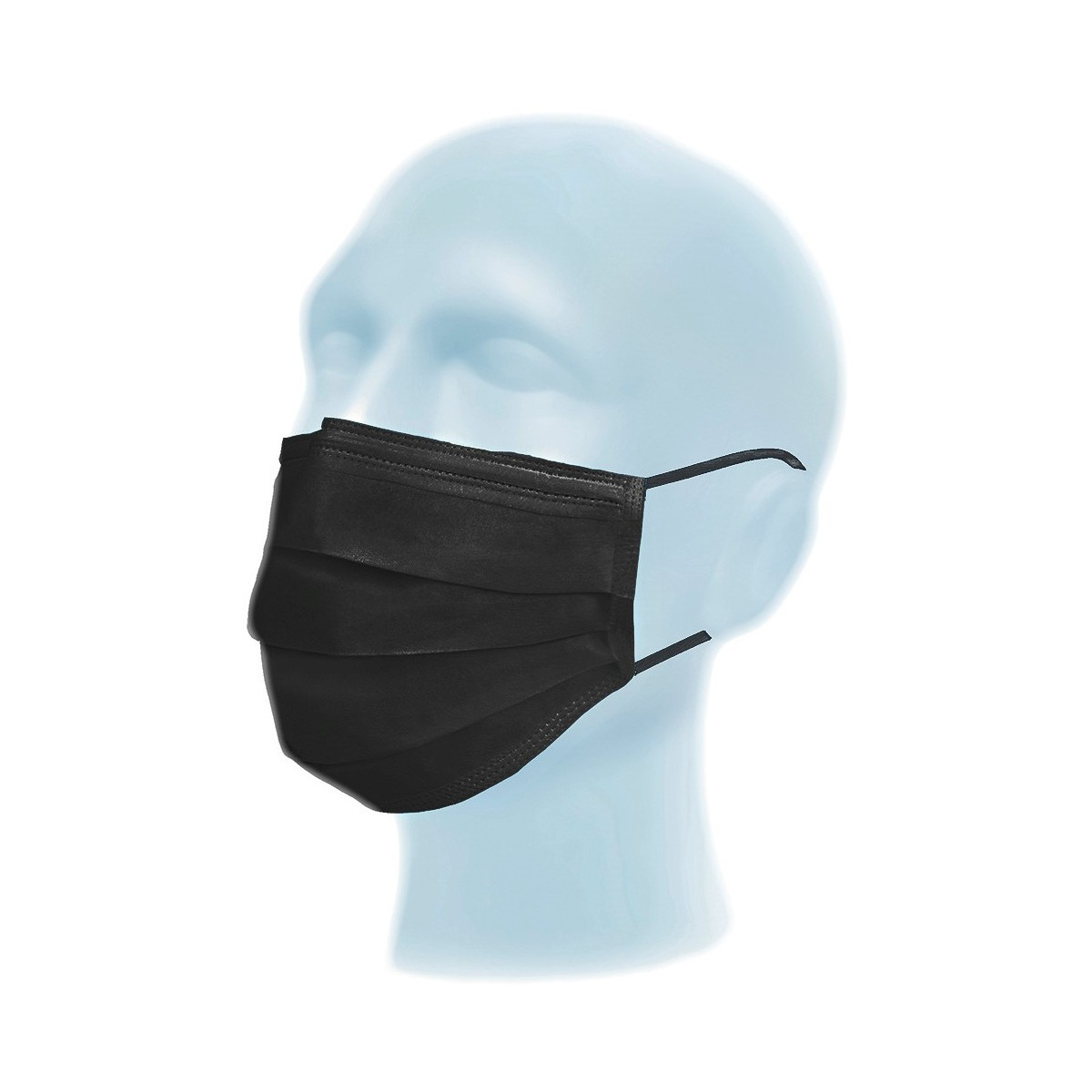 Suavel® Protec Black, 3-lagig, schwarz, VE: 1.000...