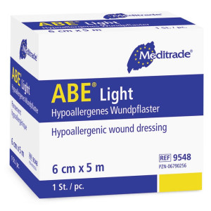 ABE® light Wundschnellverband, 8 cm x 5 m, VE: 8 Stück (8 Boxen zu je 1 Stück)