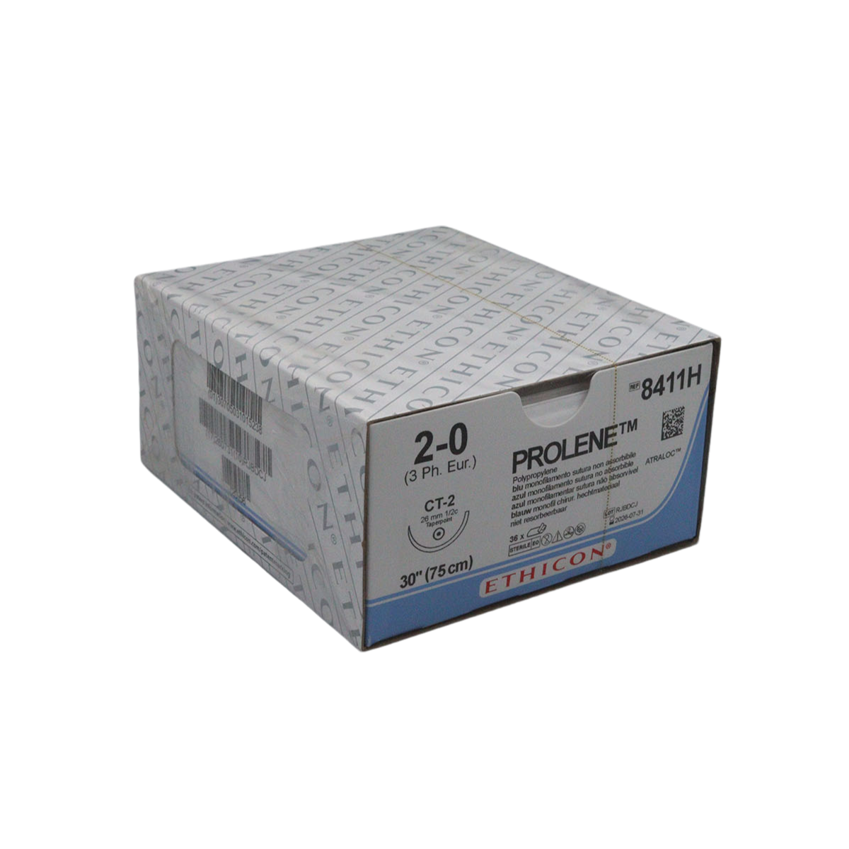 Prolene, blau monofil CT2 Plus, 2-0, 75 cm