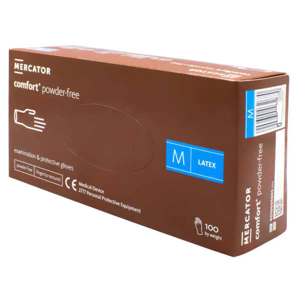 Handschuhe Latex unsteril puderfrei, Größe M